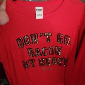 Pink Victoria's Secret Blingy Top